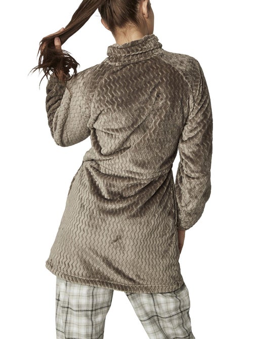 Veste d'intérieur robe de chambre zippée SUPERSOFT COMPLEMENTOS - Kiabi