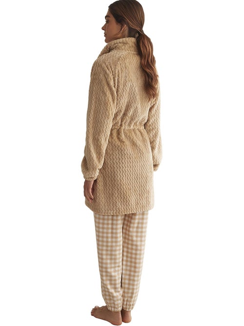 Veste d'intérieur robe de chambre zippée SUPERSOFT COMPLEMENTOS - Kiabi