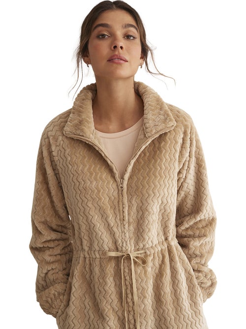 Veste d'intérieur robe de chambre zippée SUPERSOFT COMPLEMENTOS - Kiabi