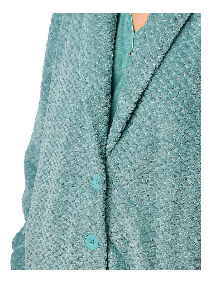 Veste d'intérieur Soft Peacock Bleu turquoise - Kiabi