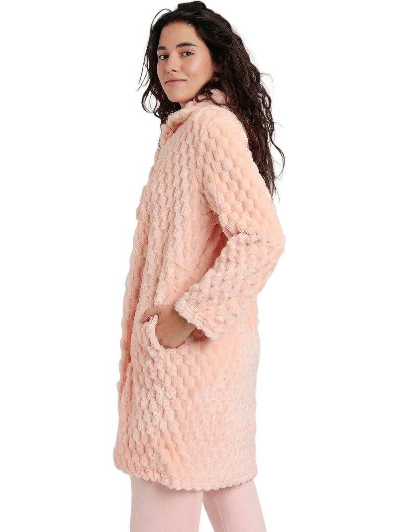 Veste d'intérieur Soft Sleep Orange corail - Kiabi