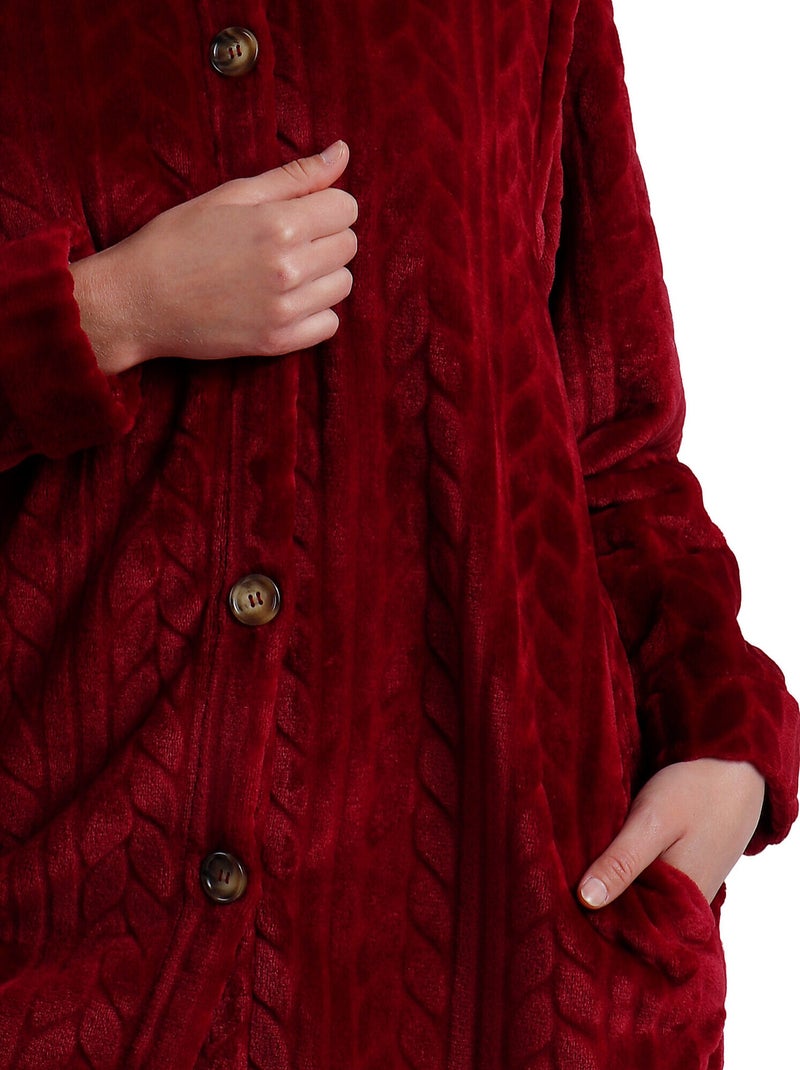Veste d'intérieur Thank You Rouge - Kiabi