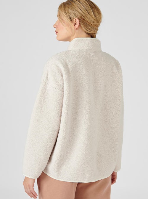 Veste d'intérieur Thermolactyl en maille moutonnée - Damart - Kiabi