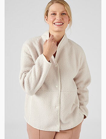 Veste d'intérieur Thermolactyl en maille moutonnée - Damart