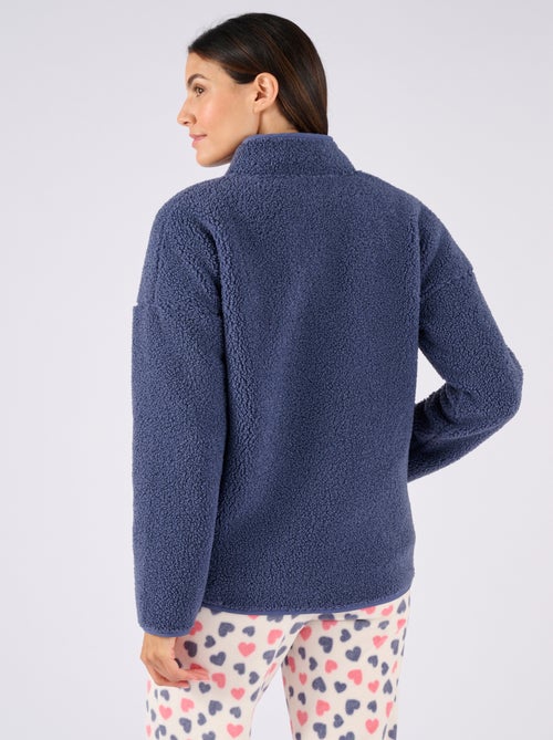 Veste d'intérieur Thermolactyl en maille moutonnée - Damart - Kiabi