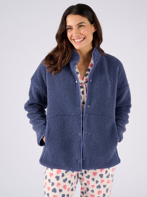 Veste d'intérieur Thermolactyl en maille moutonnée - Damart - Kiabi