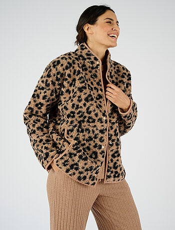 Veste d'intérieur Thermolactyl en maille moutonnée - Damart