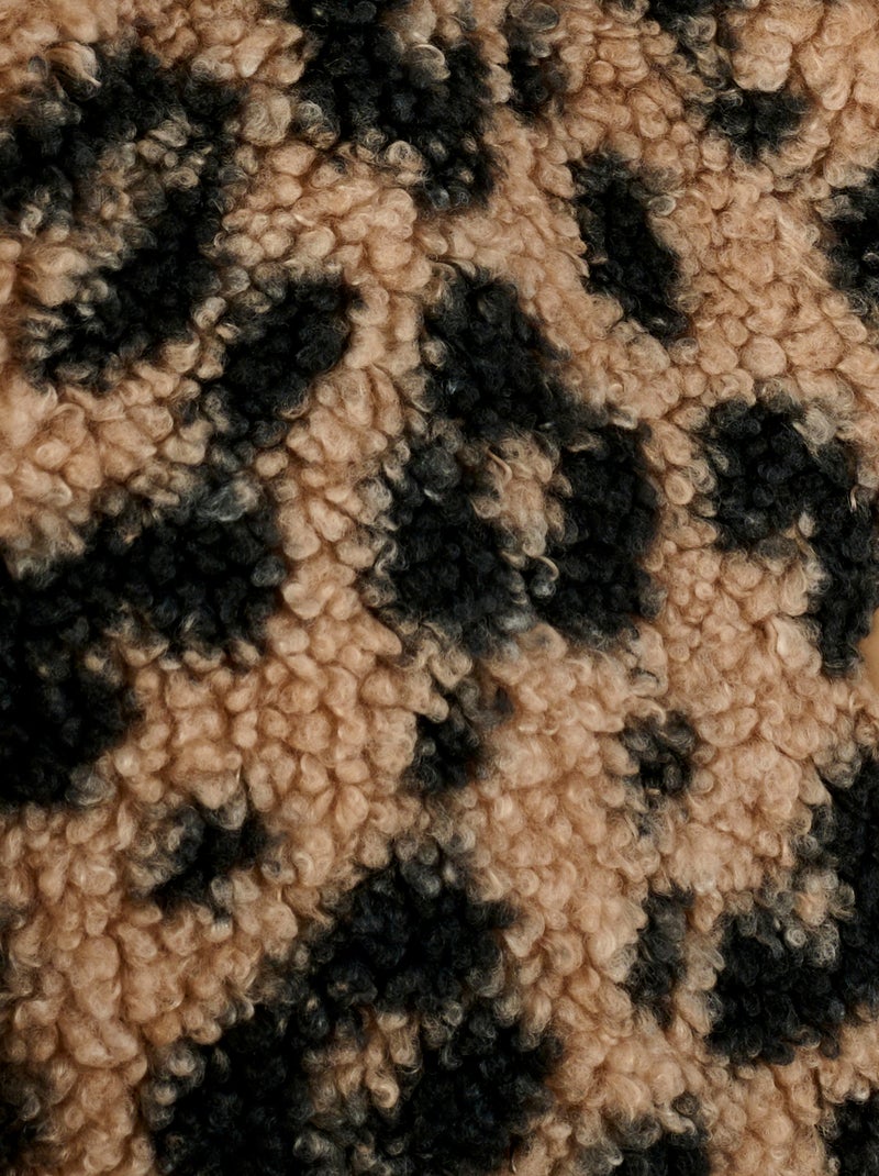 Veste d'intérieur Thermolactyl en maille moutonnée - Damart Marron - Kiabi