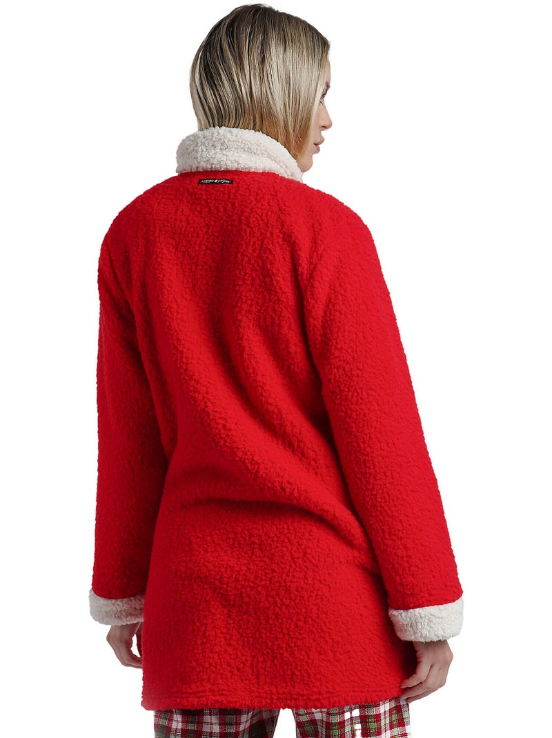 Veste d'intérieur Undone Santoro Rouge - Kiabi