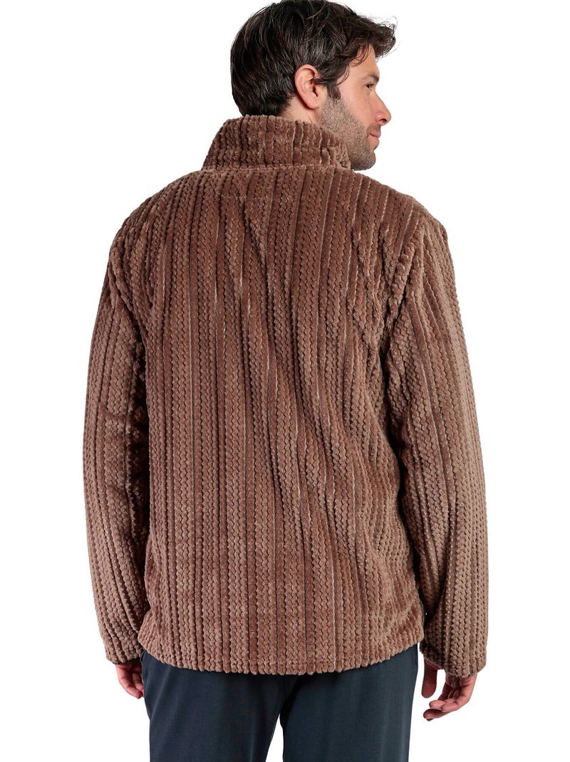 Veste d'intérieur zippée Cinnamon Marron - Kiabi