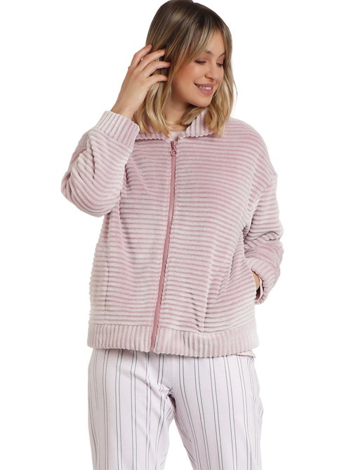 Veste d'intérieur zippée Magic Time - Kiabi