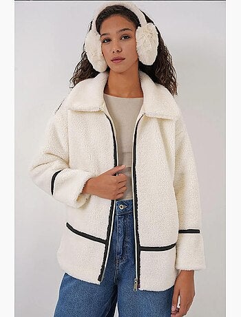 Veste doublée en fausse fourrure bdart