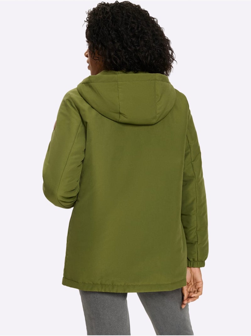 Veste doublée et légèrement ouaté - taille standard - moda vilona Vert olive - Kiabi
