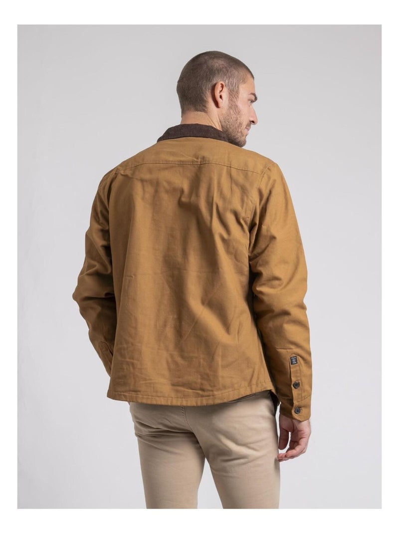 Veste doublée polaire ZEAST Marron glacé - Kiabi