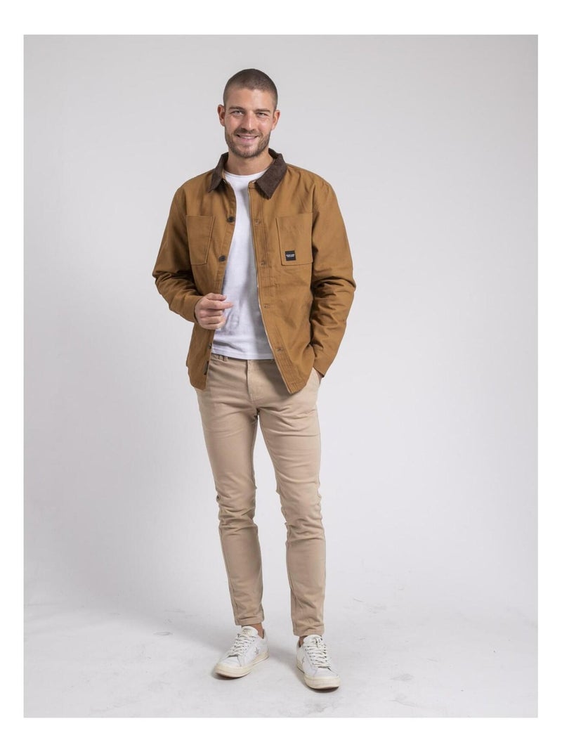 Veste doublée polaire ZEAST Marron glacé - Kiabi