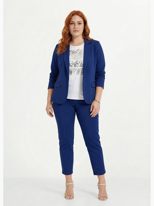 Veste droite boutonnée maille milano unie - Afibel - Kiabi Veste droite boutonnée maille milano unie - Afibel - Kiabi