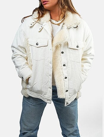 Veste Ecrue Ernest Rosa Redskins