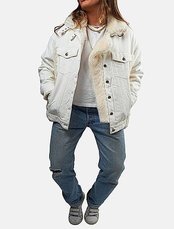 Veste Ecrue Ernest Rosa Redskins
