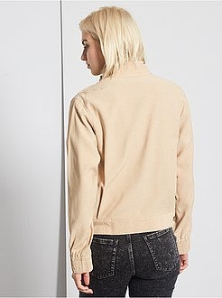 Veste effet lin - Kiabi