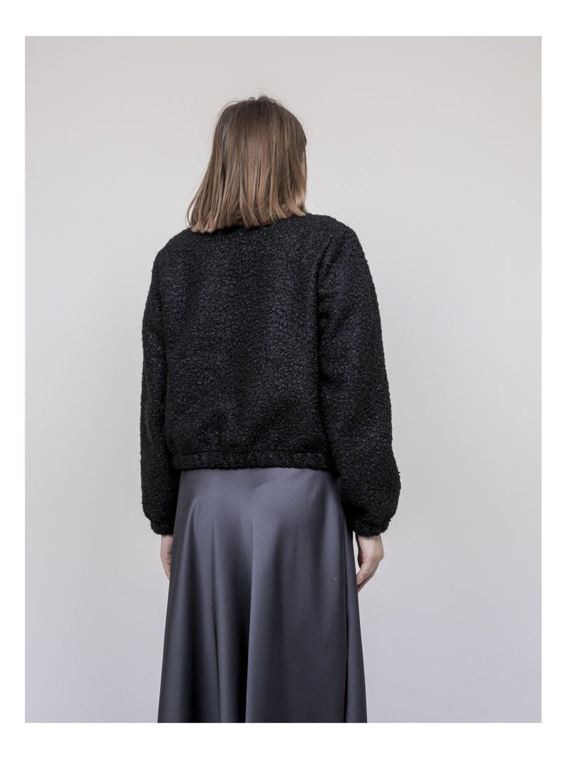 Veste effet mouton UBILIVE Noir - Kiabi
