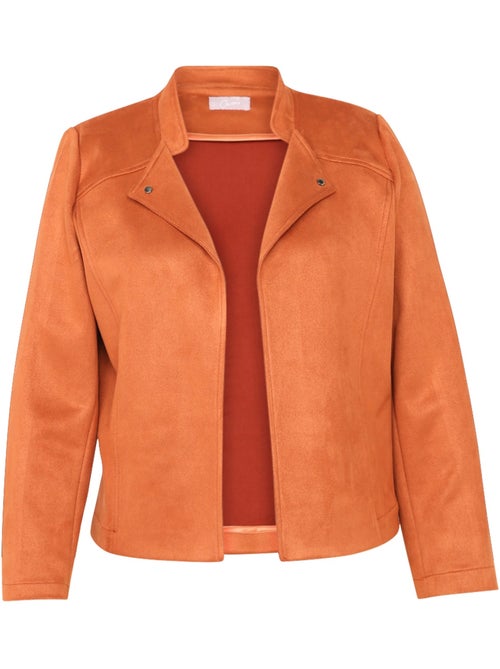 Veste effet suédine PAPRIKA - Kiabi