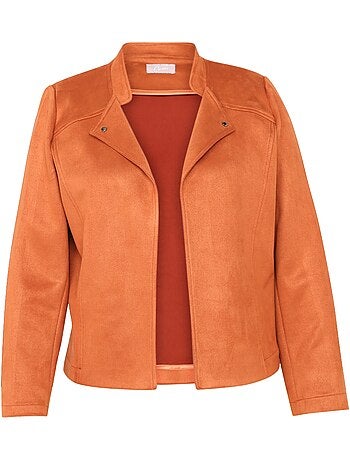 Veste effet suédine