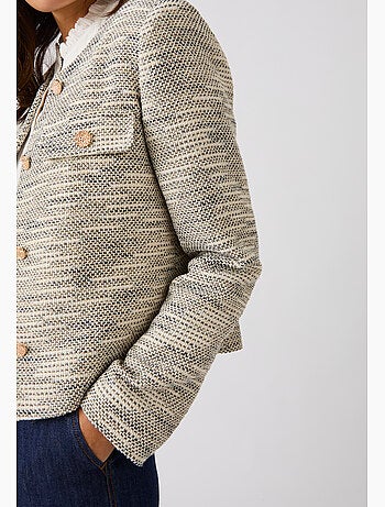 Veste effet tweed - damart