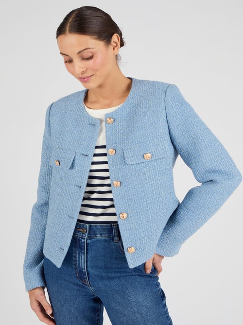 Veste effet tweed - Damart - Kiabi