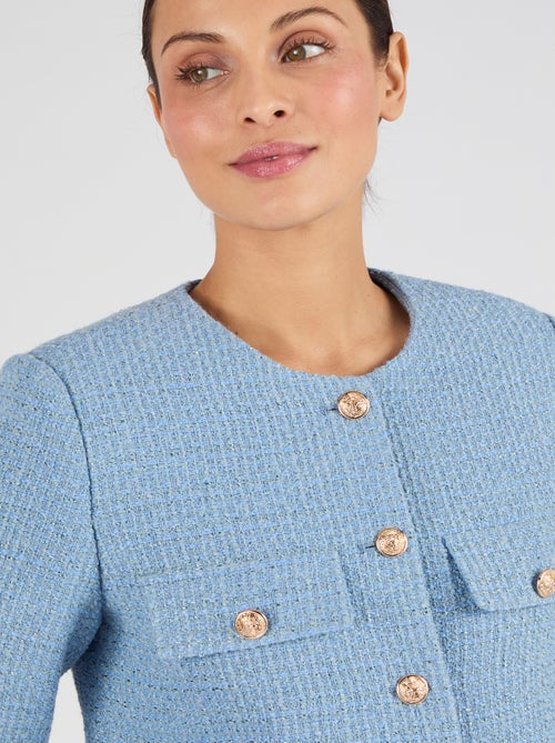 Veste effet tweed - Damart - Kiabi