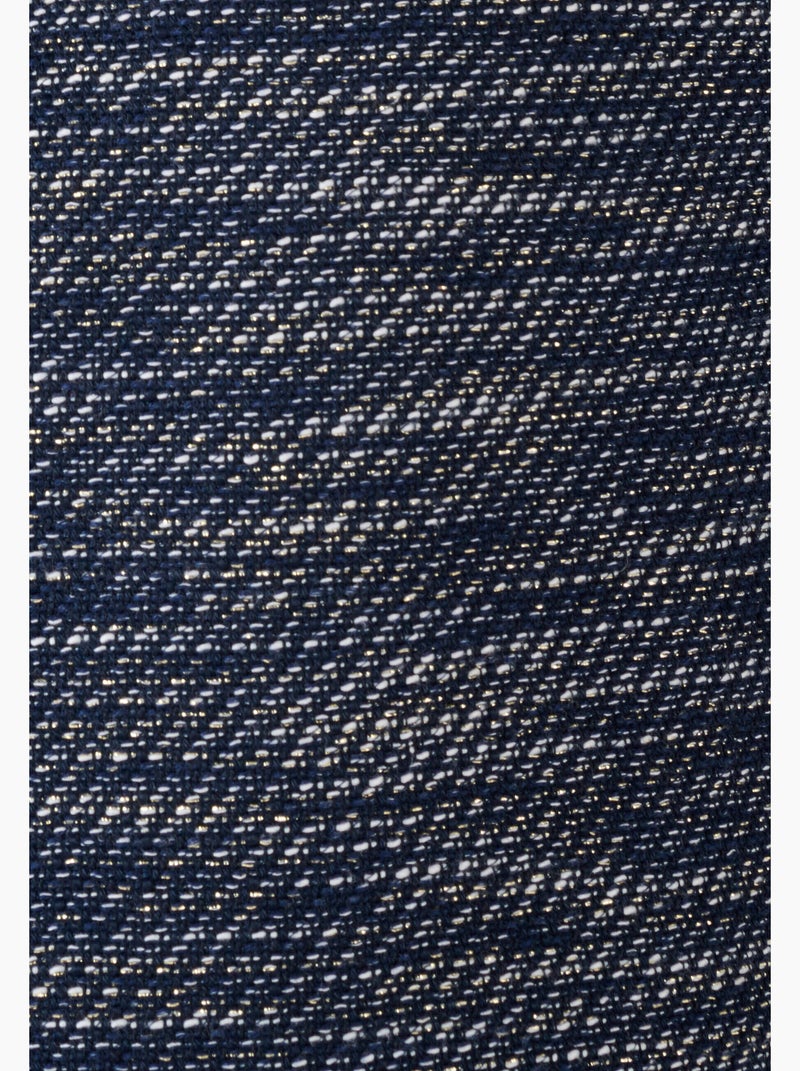 Veste effet tweed - Damart Bleu - Kiabi