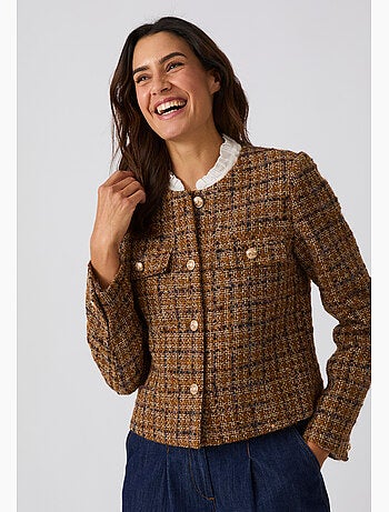Veste effet tweed - Damart
