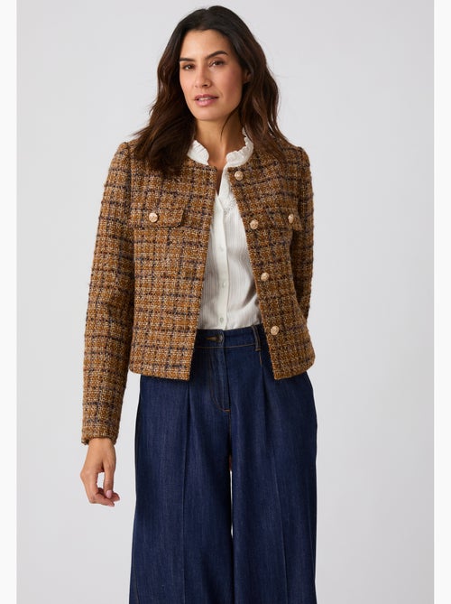 Veste effet tweed - Damart - Kiabi