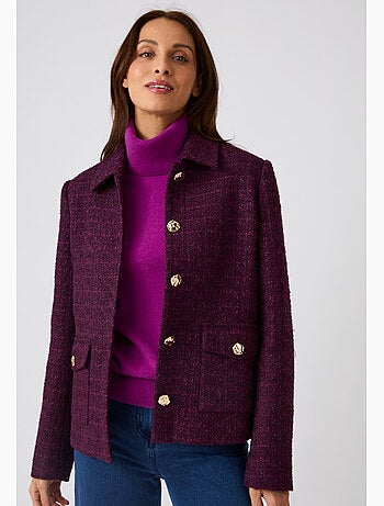 Veste effet tweed - damart
