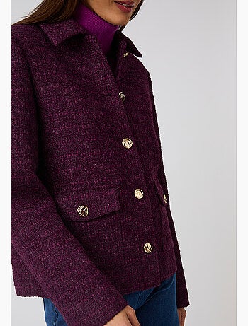 Veste effet tweed - damart