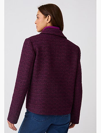 Veste effet tweed - damart