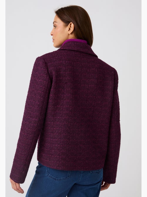 Veste effet tweed - damart - Kiabi Veste effet tweed - damart - Kiabi