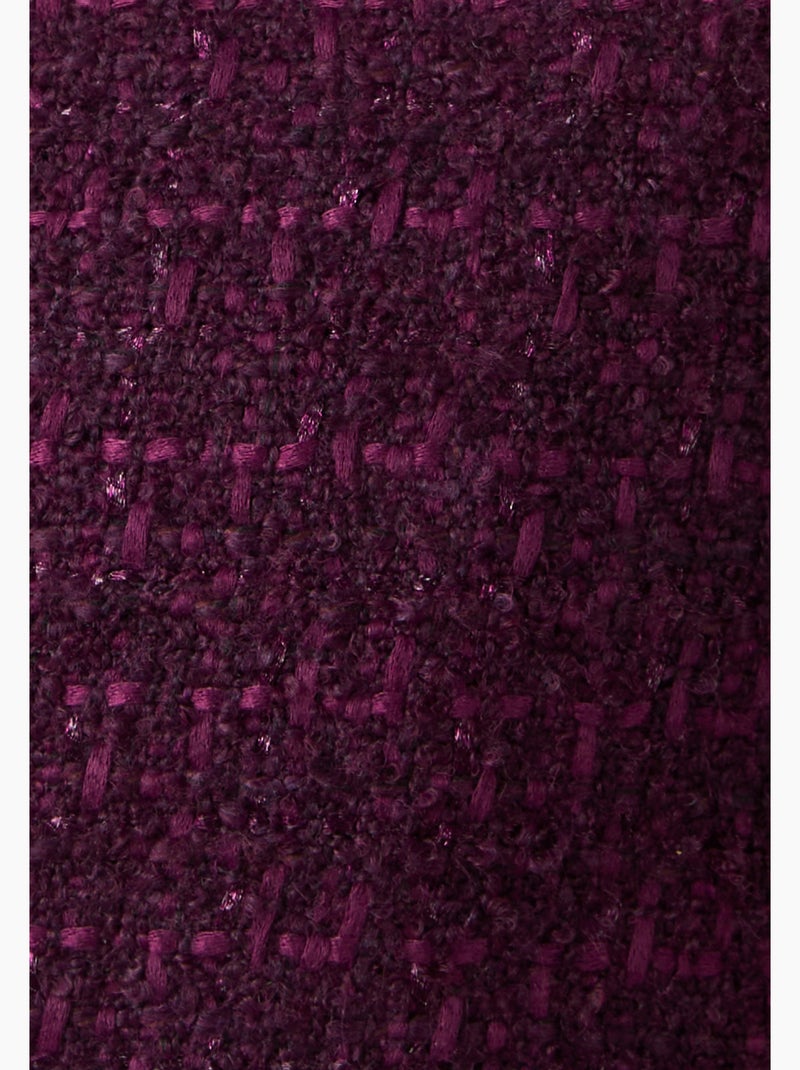 Veste effet tweed - damart Violet - Kiabi