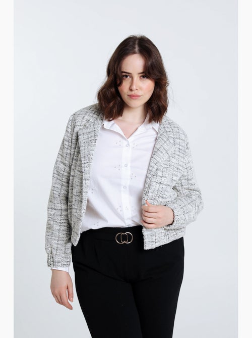 Veste effet tweed PAPRIKA - Kiabi