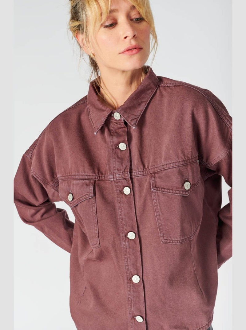 Veste ELIZA 'Le Temps Des Cerises' Violet - Kiabi