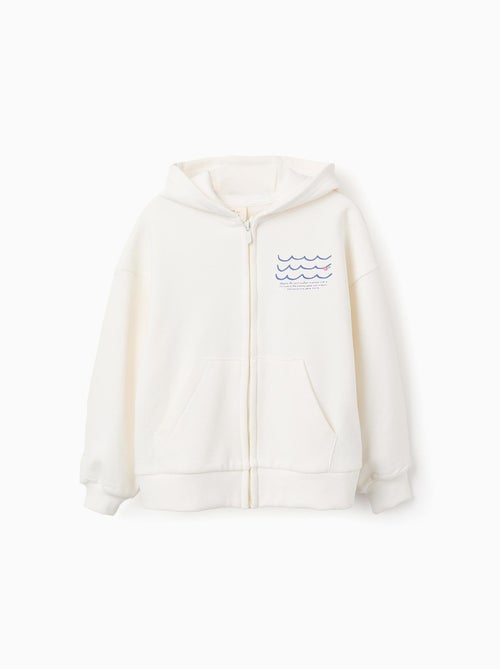 Veste en Coton à Capuche - Kiabi