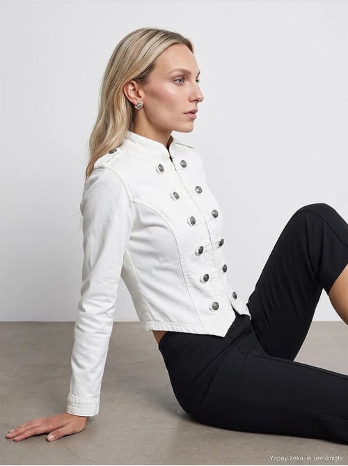 Veste en coton dilvin - Kiabi