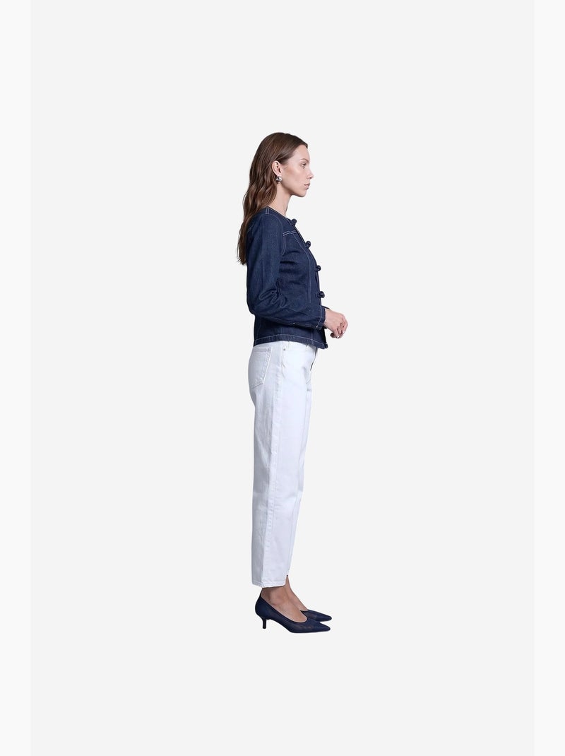 Veste en coton dilvin Bleu outremer - Kiabi