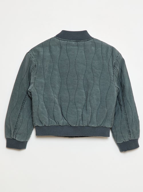 Veste en coton matelassé - Kiabi