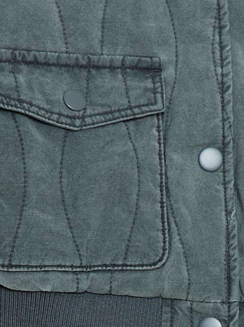 Veste en coton matelassé - Kiabi