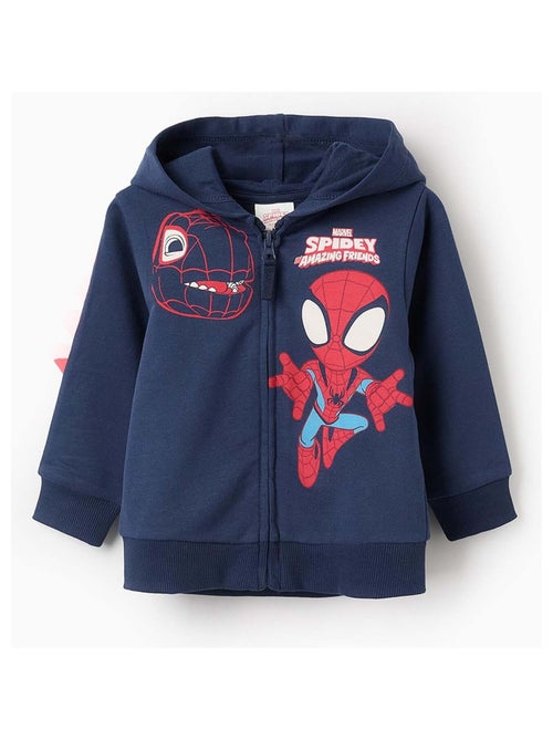 Veste en Coton Spiderman - Kiabi
