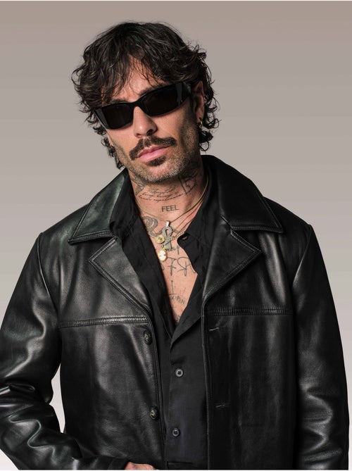 Veste En Cuir  Brasco Legend Redskins - Kiabi