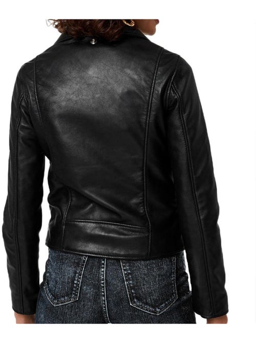 Veste en cuir Femme Schott - Kiabi