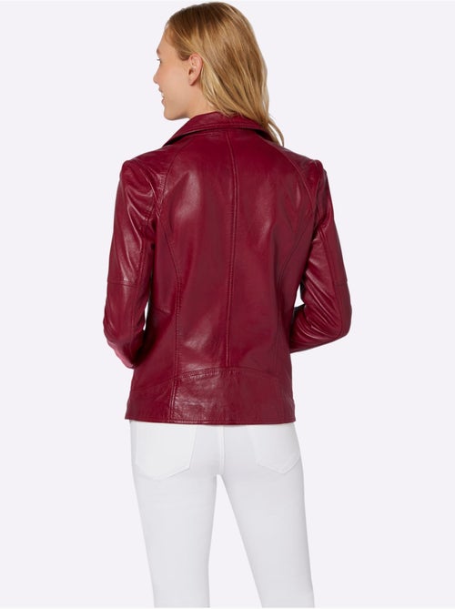 Veste En Cuir Forme Parfaite - Taille Standard - Witt - Kiabi Veste En Cuir Forme Parfaite - Taille Standard - Witt - Kiabi