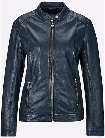 Veste En Cuir Haute Qualité - Taille Standard - Helline