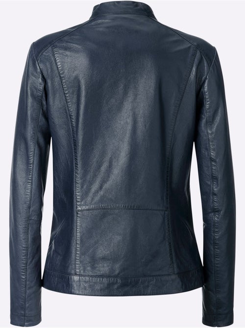 Veste En Cuir Haute Qualité - Taille Standard - Helline - Kiabi Veste En Cuir Haute Qualité - Taille Standard - Helline - Kiabi